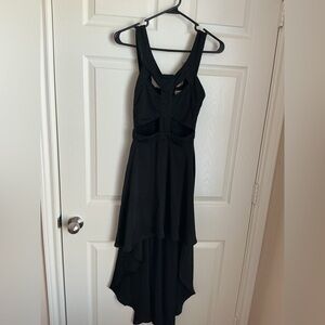Reverse Black High Low Dress